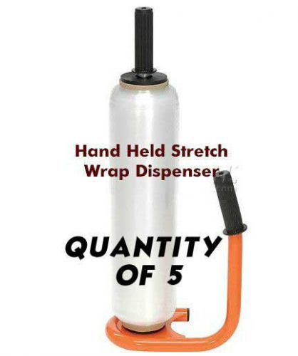 Set of 5 Hand Held Stretch Shrink Film Wrap Dispenser15-20 Roll Width 1.5-3 Core