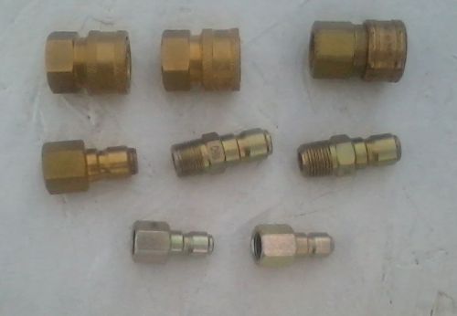 Pressure washer quick connect fittings