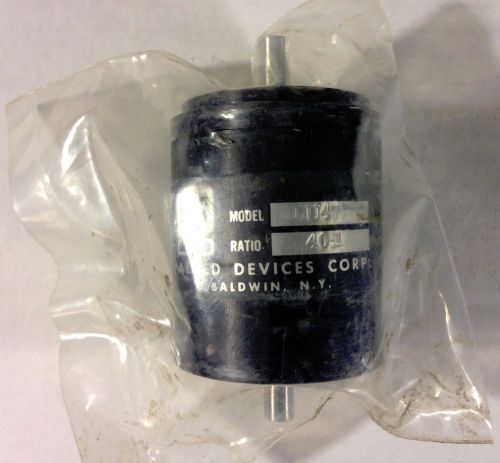 Allied devices 40:1 ratio speed decreaser / gear reducer du47 - new sealed! for sale