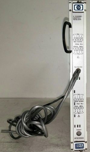AGILENT HP E1332A 4-CHANNEL COUNTER/TOTALIZER 4MHz HP 7500 SERIES