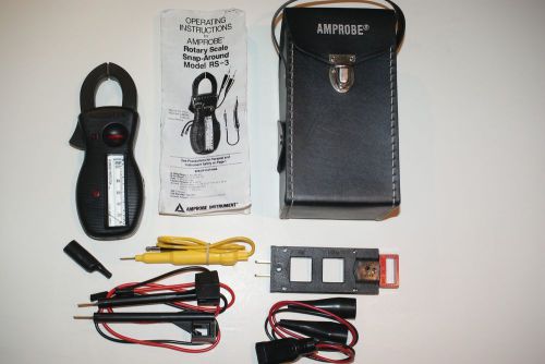 Amprobe RS-3 Meter Mint Condition with Accessories