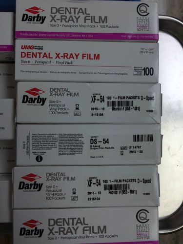 Dental Xray Films- Size 2 D- Speed 150 Films (6 Boxes)