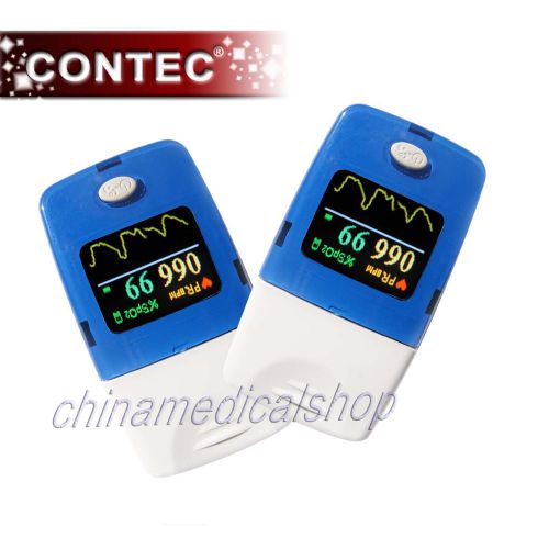Contec fda fingertip pulse oximeter pr oxygen saturation monitor spo2 pr oled for sale