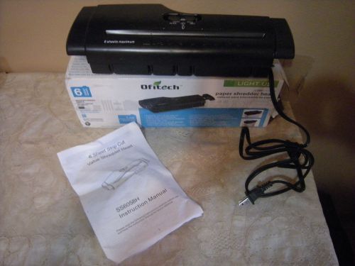 OFITECH SECURITY STRIP CUT SHREDDER HEAD CREDIT CARDS &amp; UP TO 6 SHEETS IN BOX!