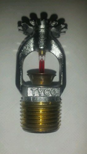 TYCO 1/2&#034; 155*F Standard Response Chrome Pendent Fire Sprinkler Head K5.6 10pcs