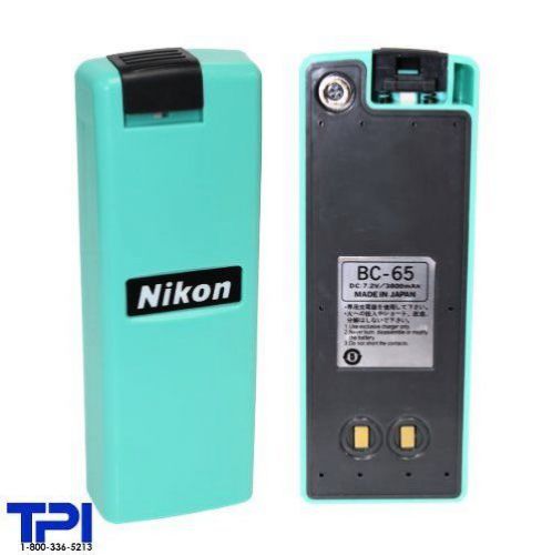 Nikon, bc-65 new! nikon bc65 total station battery pack, surveying, for sale
