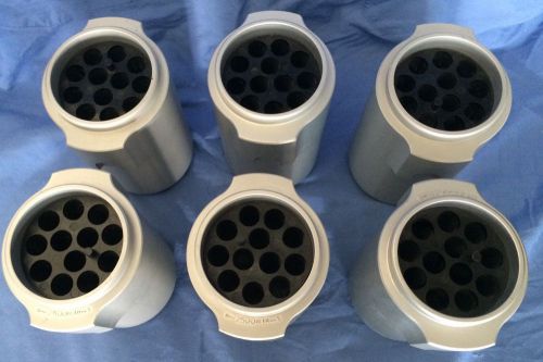 Centrifuge Rotator Metal Bucket With Insert ~ LOT OF 6 ~ (N- 2500min -1)