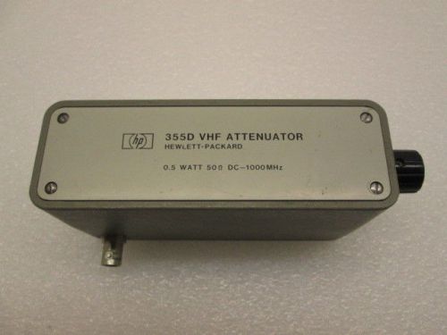 HP 355d VHF ATTENUATOR 0.5 DC-1000MHZ 50 OHM 120db