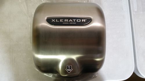 XL-SB XLERATOR Hand Dryer Stainless Steel 120V New Unused very minor scratches