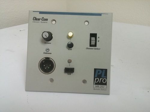Clear-Com PL Pro MR-202 2-Channel-Select Flush-Mount Headset Station