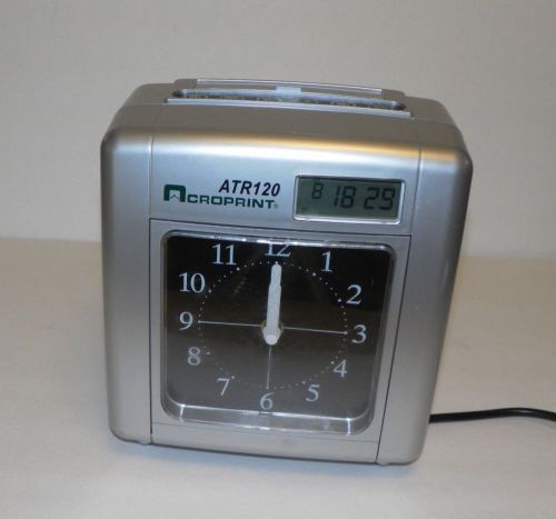 Acroprint ATR120 Wall Mounted Automated Top Loading Electric Time Clock