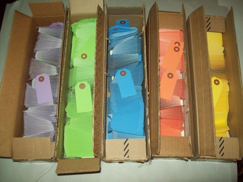 Card Stock Colored Tags