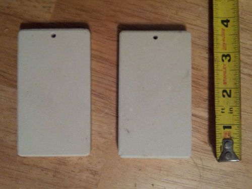 2- Military issue 3 1/2&#034; Long 3/8in thick Arkansas Hard Select Sharpening Stones