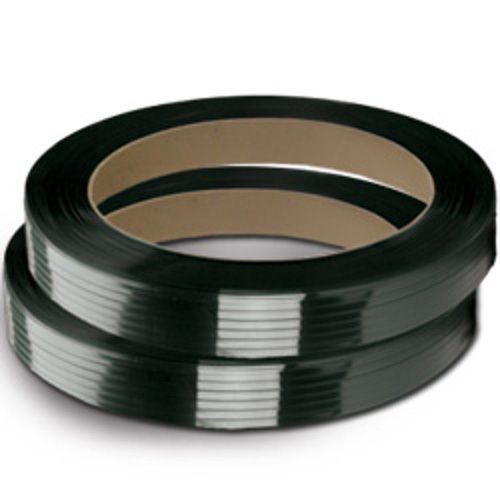 5/8&#034; black polyester strapping core 16&#034; x 3&#034;, .020 thickness, 2-2850&#039; coils for sale