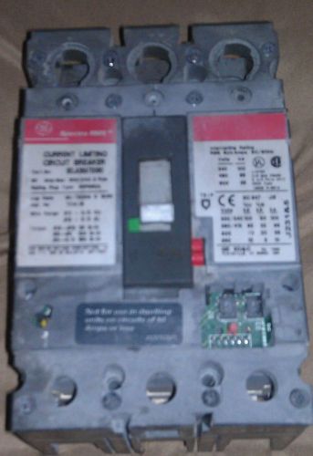 GE Spectra RMS Current Limiting Circuit Breaker 600 V 60 Amp 3 Pole SELA36AT0060