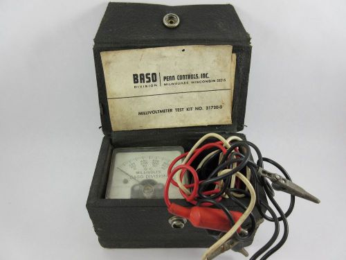 Baso millivoltmeter test kit no 31720-3 penn controls milwaukee wisconsin rare for sale