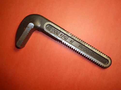 NOS Genuine RIDGID 31695 Hook Jaw for 24&#034; Straight Heavy Duty Pipe Wrench