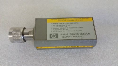 Hewlett Packard Model: 8481A Power Sensor, Not Working