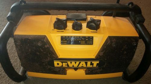 DeWalt radio and charger