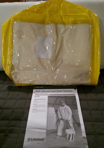 Lakeland chemmax 4 long bib 41716 disposable, yellow case of 6 for sale