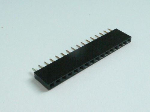 4pcs 16-Pin Female PCB Header, Single Row, 2.54mm - USA Seller - Free Shipping