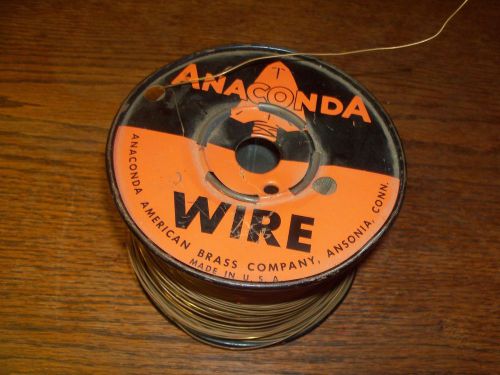 Vintage Roll of  Anaconda Copper Magnet  Wire  7 1/2 LBS