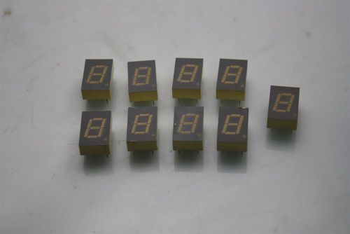 9x Stanley NAR143 MINI Display NUMERIC LED Common Anode RED 7 Segment 1 DIGIT