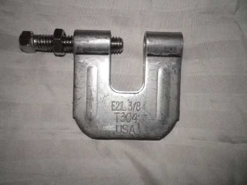 3/8&#039;&#039;-16 c style stainless steel beam clamp for vertical loads for sale