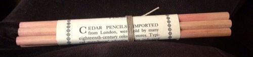 Vintage Cedar Pencils Imported From London, England