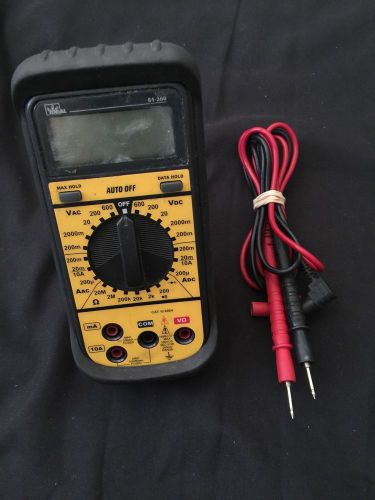 Used - Ideal Test-Pro Multimeter 61-360 w/Leads - ships Free! Works Good!