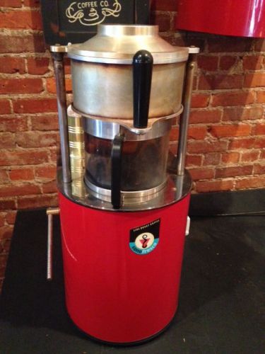 2lb sonofresco fluid bed coffee roaster w/ vent hood (propane). priced to sell! for sale