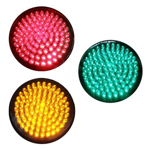 12&#034; LED Traffic Signal Light Modules Red, Green, yellow (amber) Set of 3