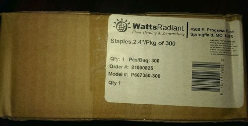 WATTS Radiant 300 Pack of 2.4&#034; Staples P667350-300 BEST DEAL!