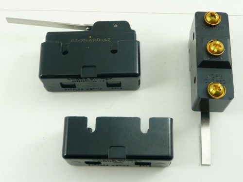 2 Micro Switches with Lever and Screw Terminal Covers