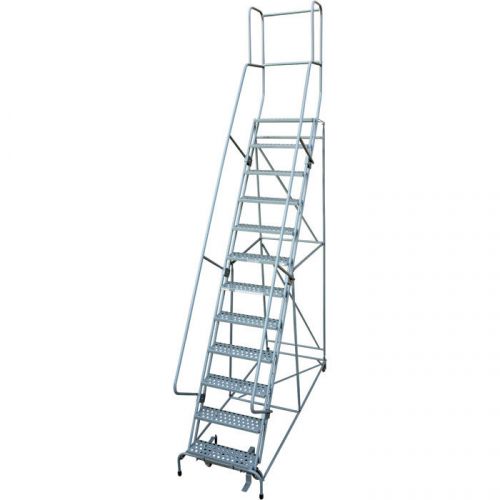 Cotterman 12-Step Ladder  Rolling Steel Ladder 450lb Capacity D0470051