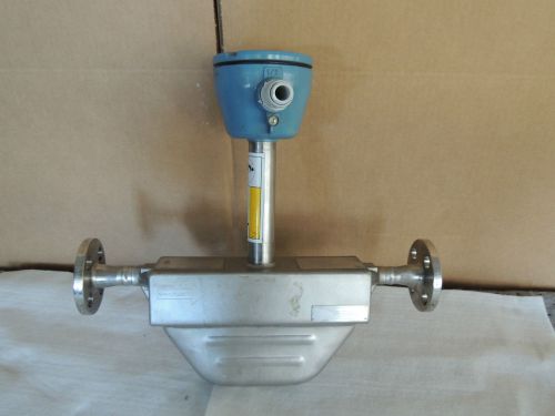 Micro motion mass flow coriolis meter f025  ss 316l, 1/2&#034; rf ansi, 100 lb/m max for sale