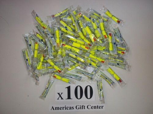 3m earplugs 100 pair 3m yellow neon soft foam value individually wrapped nrr33db for sale