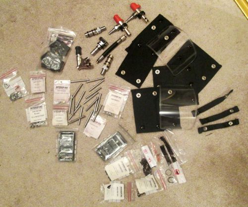 Interspiro - Large Lot of SCBA Spare Parts =  Lenses, Valves &amp; Much More