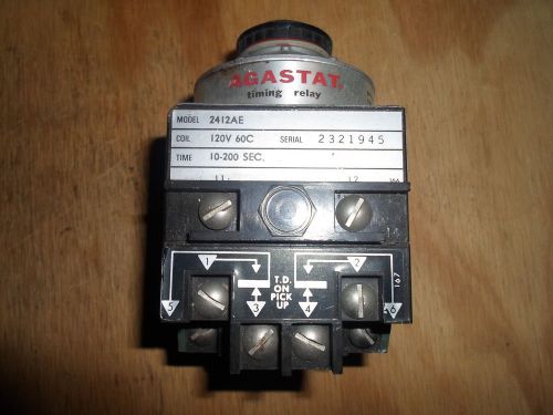 AGASTAT 2412AE TIME DELAY RELAY (USED)