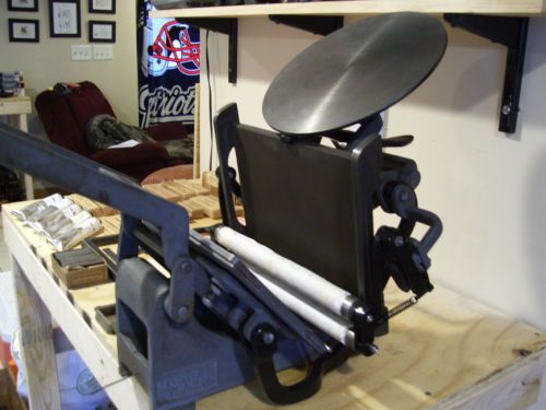 Letterpress kelsey 6x10 model o with accesories for sale