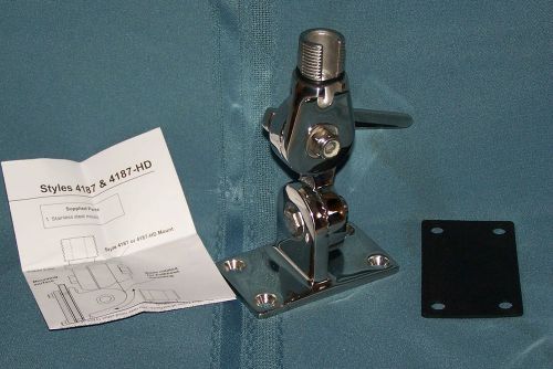 Shakespeare 4187-hd extra heavy duty stainless steel ratchet mount bnib for sale