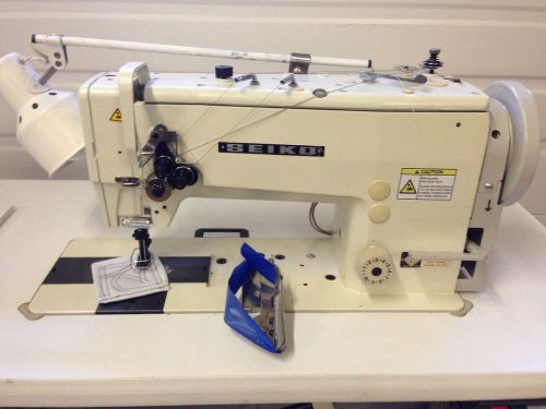 SEIKO &#039;HARDLY USED&#039;  TWO NEEDLE WALKING FOOT SAVE $$$$ INDUSTRIAL SEWING MACHINE
