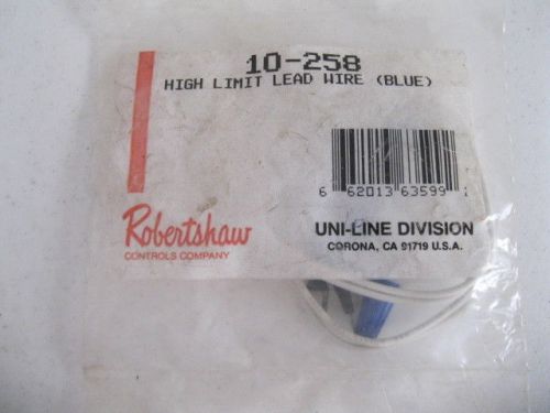 ROBERTSHAW 10-258 HIGH LIMIT LEAD WIRE (BLUE) FOR THERMOSTAT