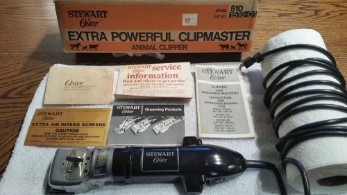 Stewart by Oster - Extra Powerful CLIPMASTER Model 510 - Exceptional