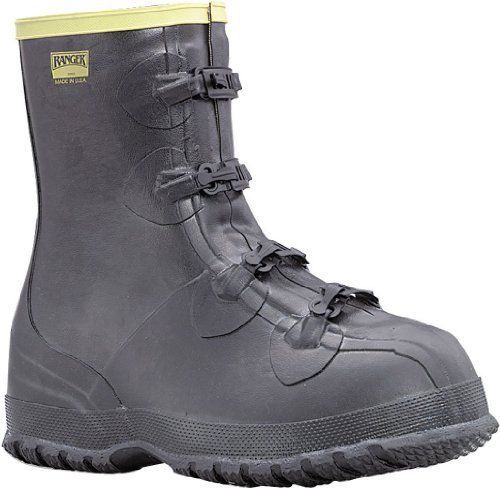 Honeywell Safety 7362-9 Ranger Rubber Mens Overboot  Size-9  Black