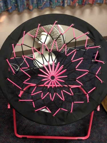 Pink and Black Bunchee Chair 25.97&#034; x 32.26&#034; x 32.66 Fully Assembled