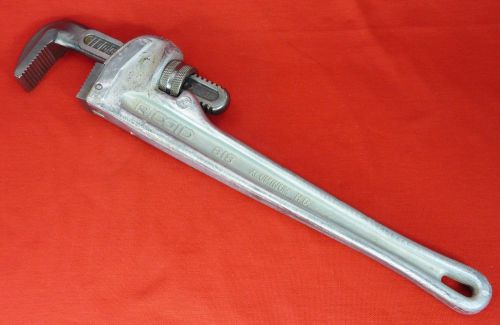 RIDGID Model 818 Aluminum HD Pipe Wrench ~ 18&#034;