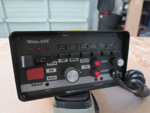 Whelen model 295hfsa6 amplifier switch center for sale