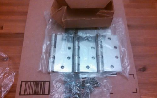3 mckinney commercial door hinges, stainless ball bearing ta2314 4.5 x 4.5 nib for sale