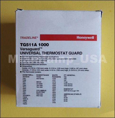 Honeywell versaguard tg511a1000 thermostat guard (new in box) for sale